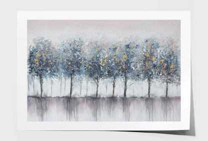 Blue-Grey, Woods Art Oil Painting Wall Art Limited Edition High Quality Print