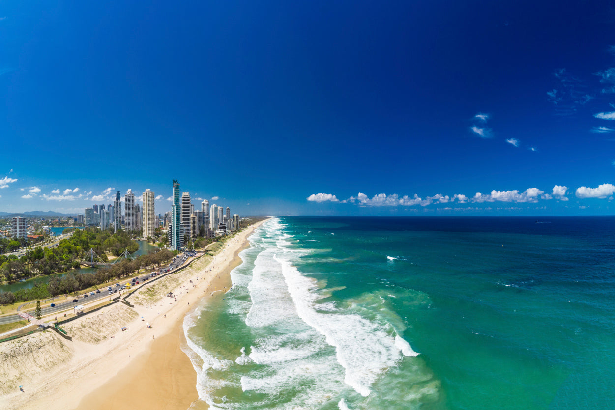 Surfers Paradise Beach Seashore Home Decor Premium Quality Poster Print Choose Your Sizes