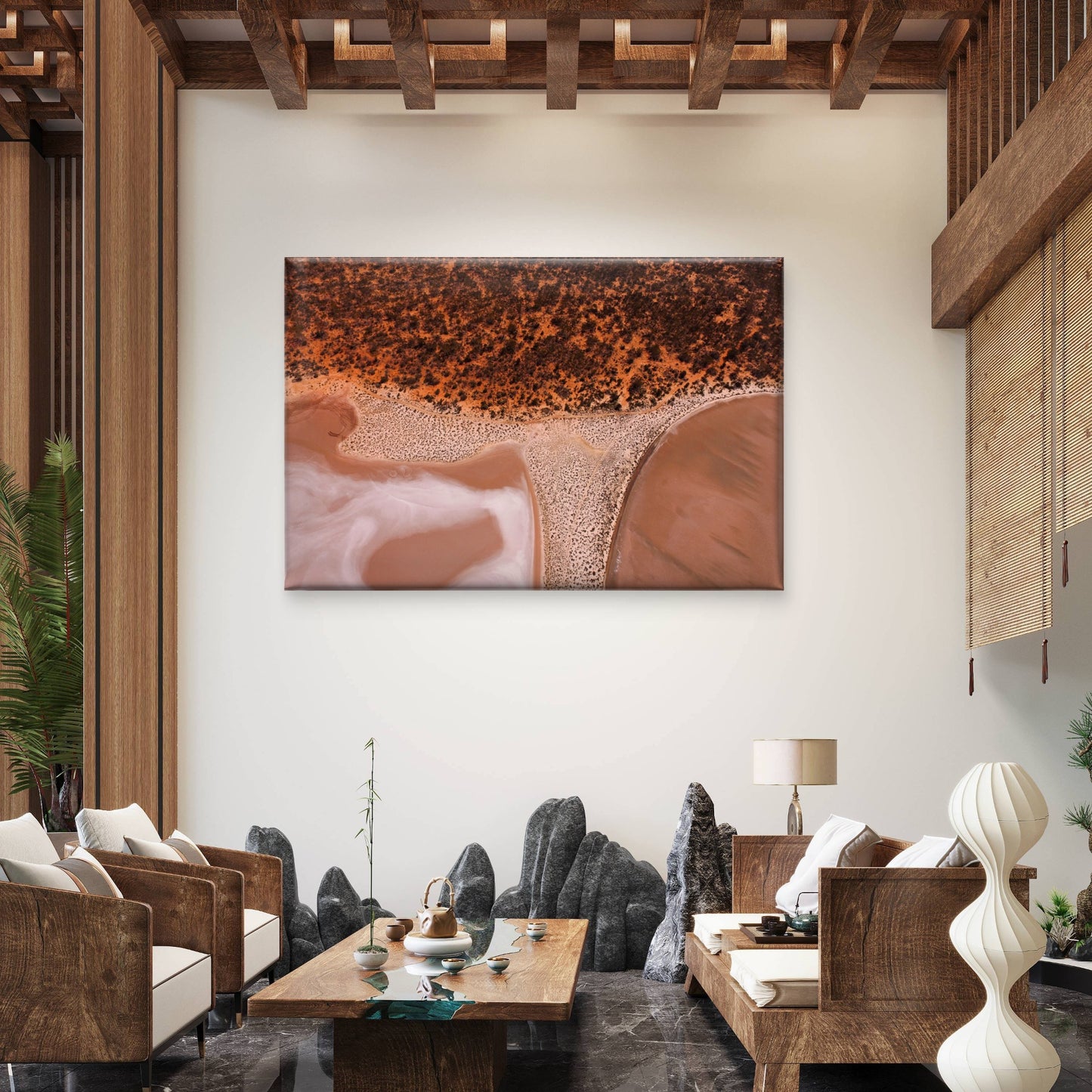 Lake Baladjie in Western Australia Wall Art Decor 100% Australian Made