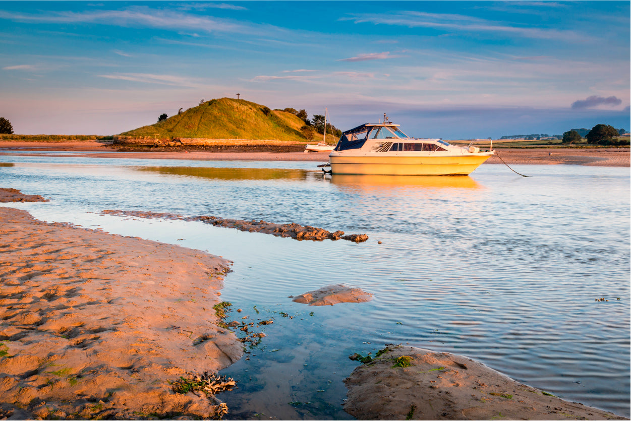 Church Hill across River Aln Estuary Home Decor Premium Quality Poster Print Choose Your Sizes