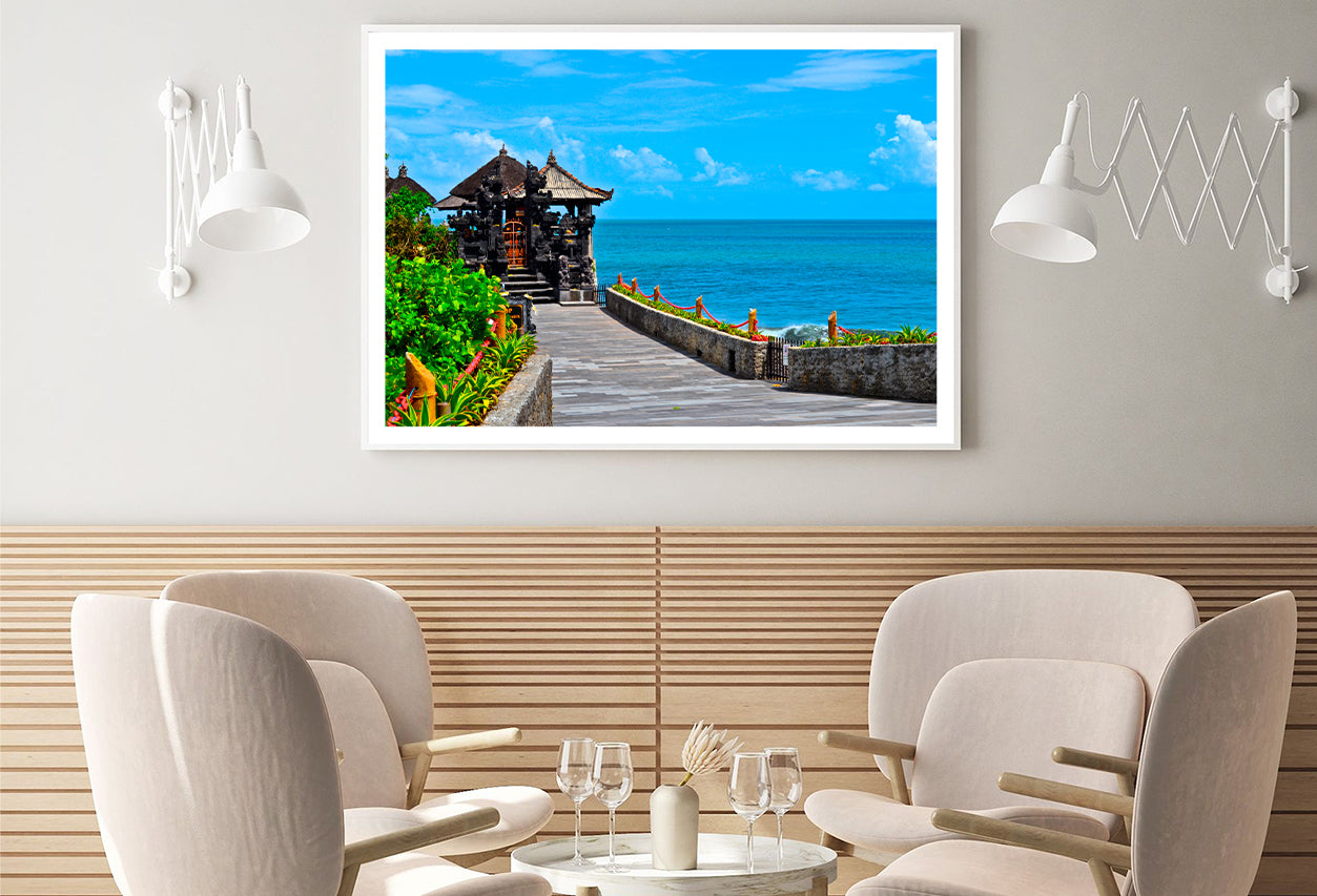 Temple with Beach Blue Sky Home Decor Premium Quality Poster Print Choose Your Sizes