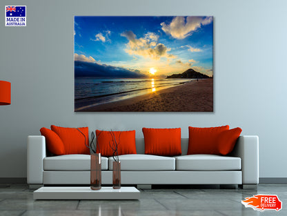 Beautiful Sunset Beach Scenery in Thailand 90x60cm Print 100% Australian Made