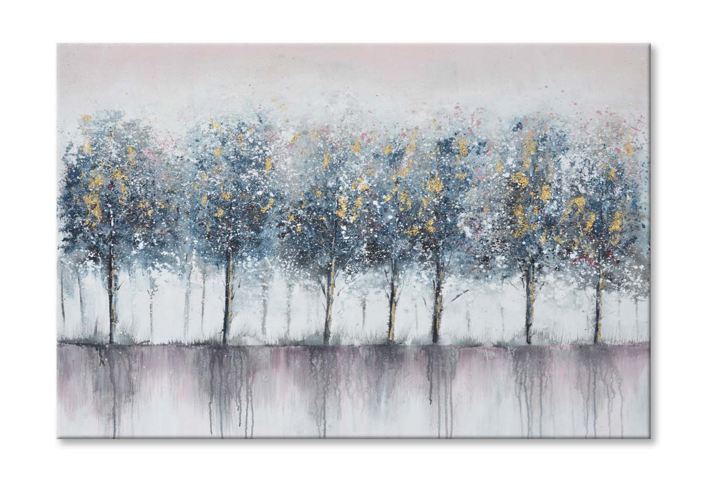 Blue-Grey, Woods Art Oil Painting Wall Art Limited Edition High Quality Print