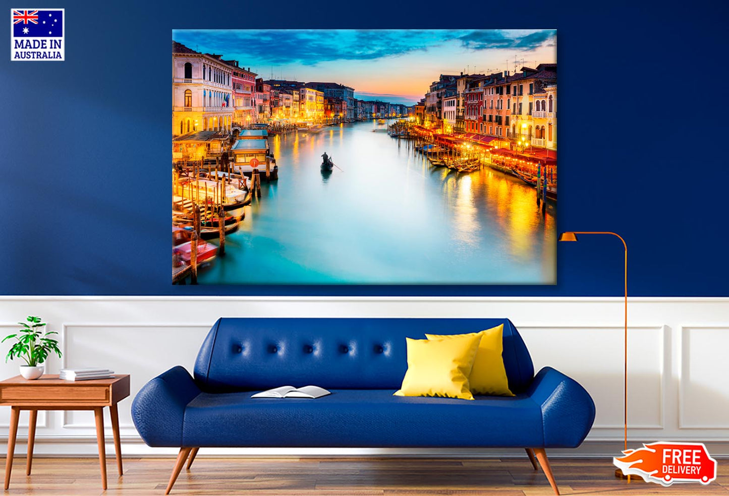 Venice, Canal Grande - Italy View Wall Art Decor 100% Australian Made