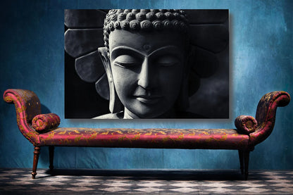 Buddha Statue UV Direct Aluminum Print Australian Made Quality