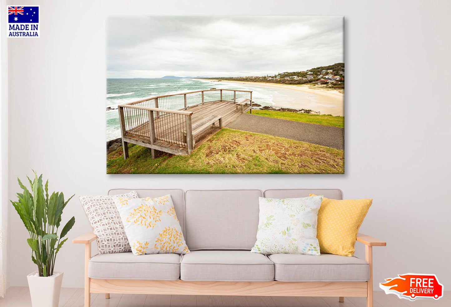 Lighthouse Beach Port Macquarie New South Wales Australia Wall Art Decor 100% Australian Made