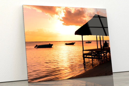 Remote Paradise Beach Acrylic Glass Print Tempered Glass Wall Art 100% Made in Australia Ready to Hang