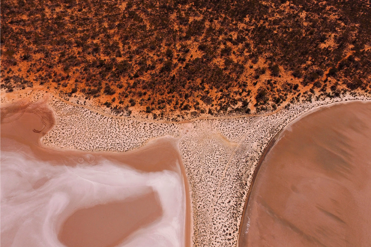 Lake Baladjie in Western Australia Wall Art Decor 100% Australian Made