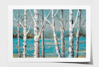 Trees & Forest Oil Painting Wall Art Limited Edition High Quality Print