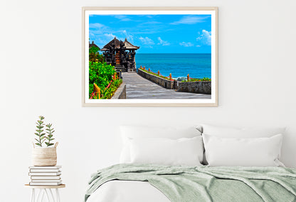 Temple with Beach Blue Sky Home Decor Premium Quality Poster Print Choose Your Sizes