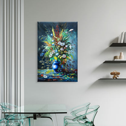 Flower Vase Abstract Design Wall Art Decor 100% Australian Made