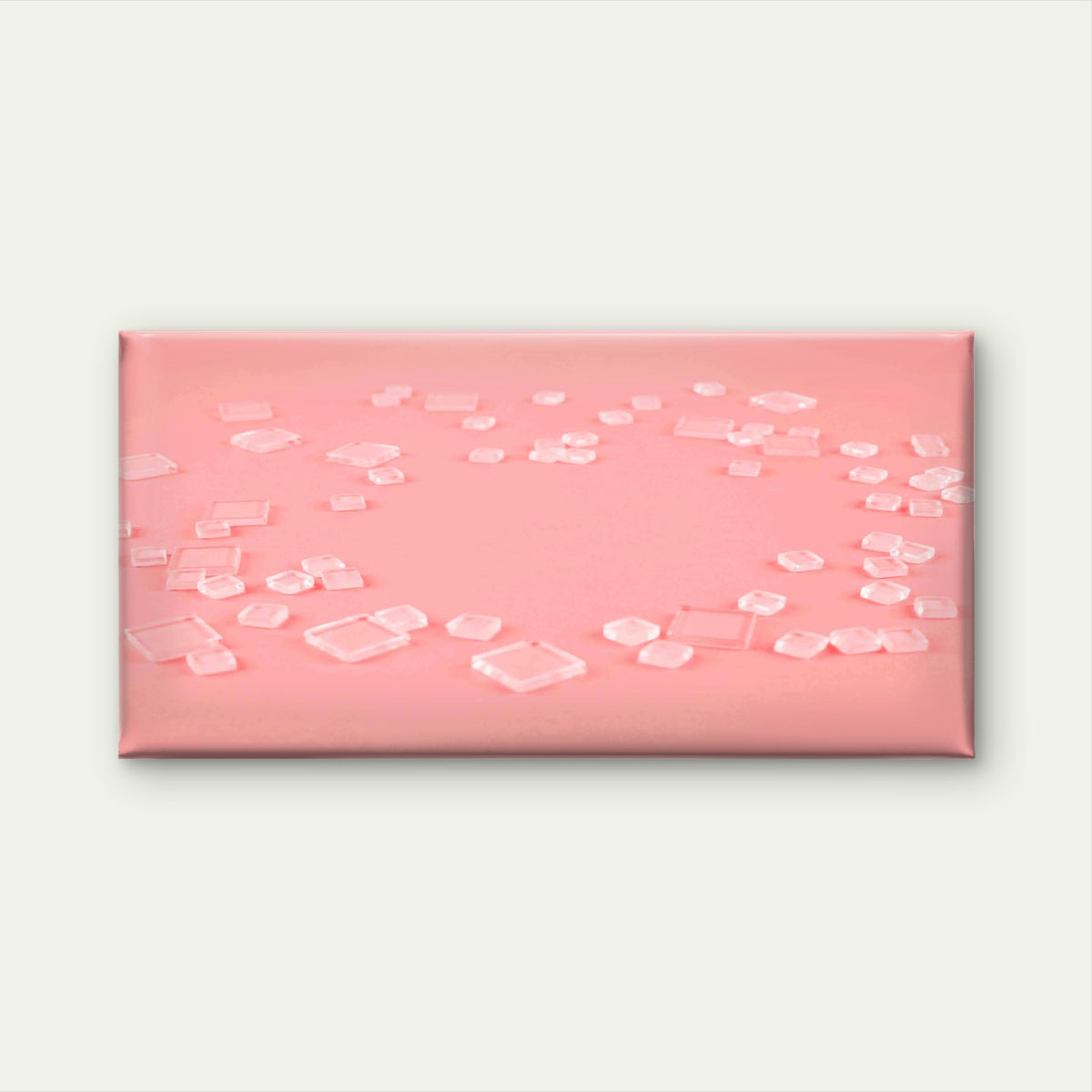 Ice Cubes Pattern Wall Art Canvas Office Home Room Framed 120x60cm