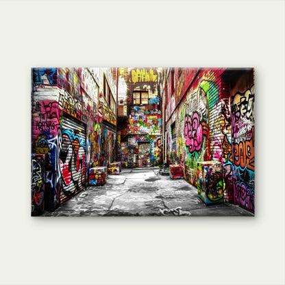 Modern Graffiti Street Painting Wall Art Decor 100% Australian Made