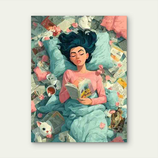 Relaxation Over Disorder Metal Print Ready to Hang