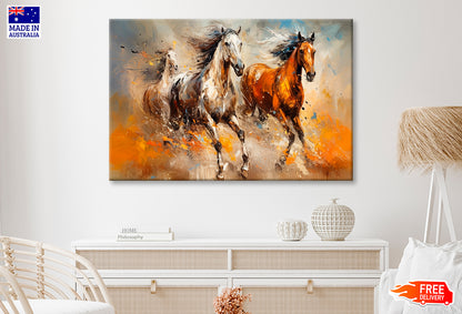 Modern Horse Oil Painting Wall Art Limited Edition High Quality Print