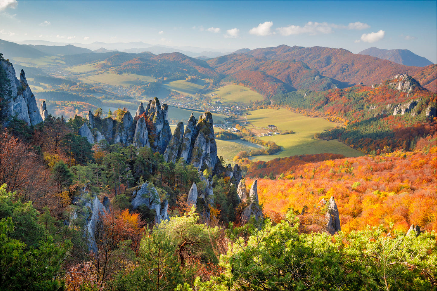 Rocks & Hills In Autumn Season Home Decor Premium Quality Poster Print Choose Your Sizes