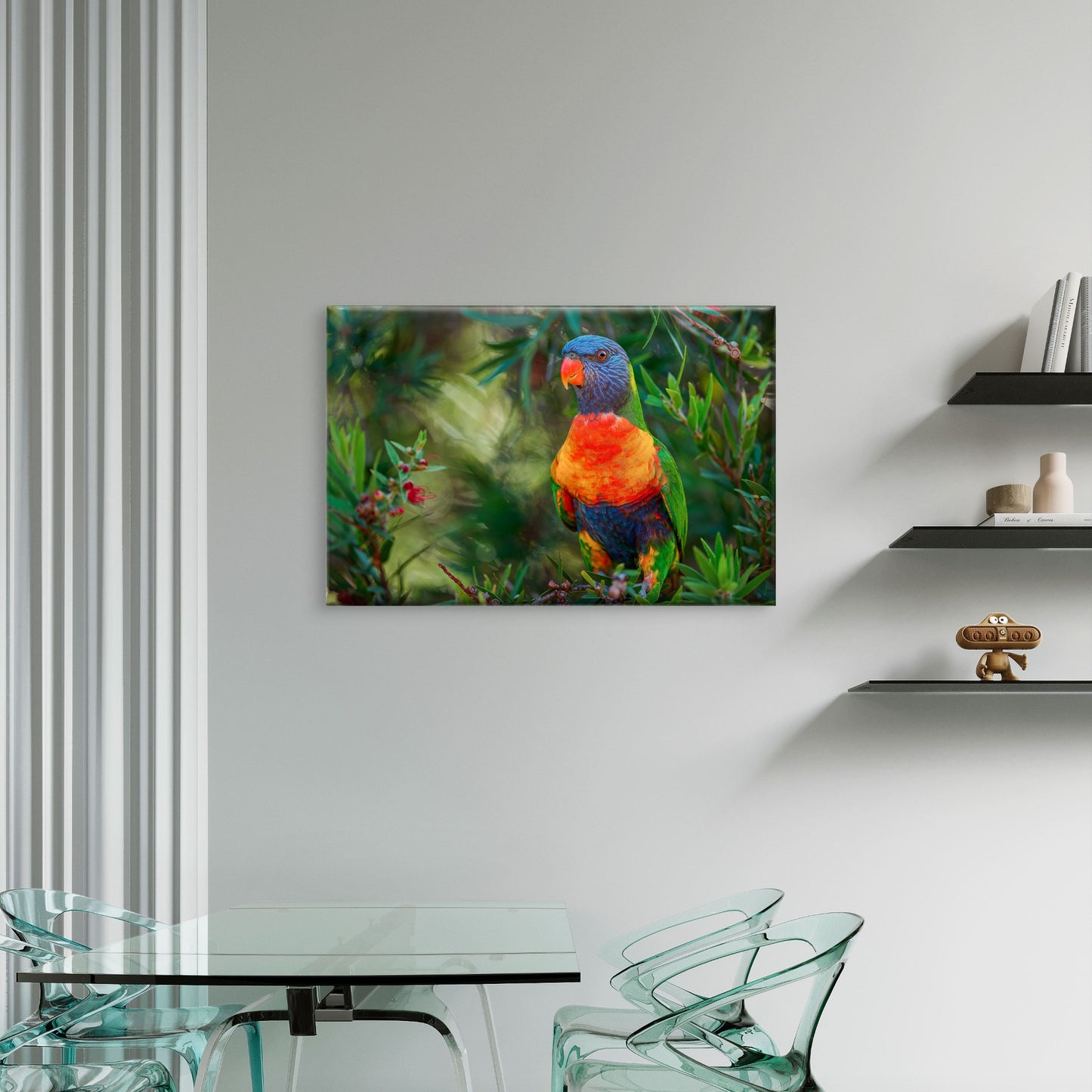 Rainbow Lorikeet Eastern Australia Wall Art Decor 100% Australian Made