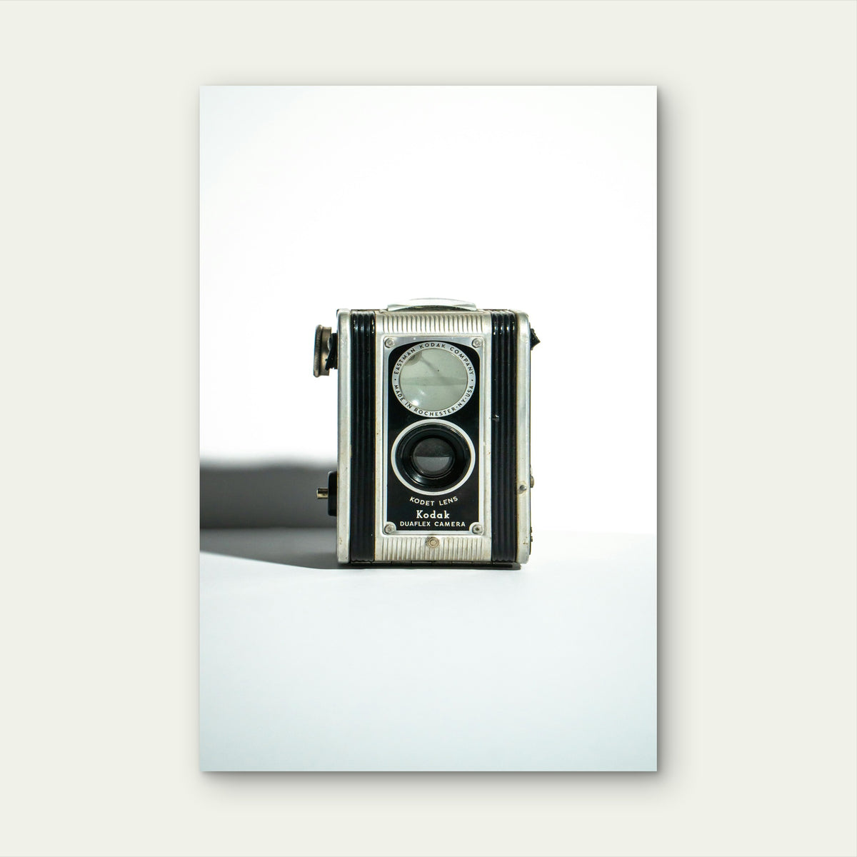 Kodak Duaflex Camera A Vintage Pseudo Twin Lens Reflex 40x60cm Metal Print Ready to Hang