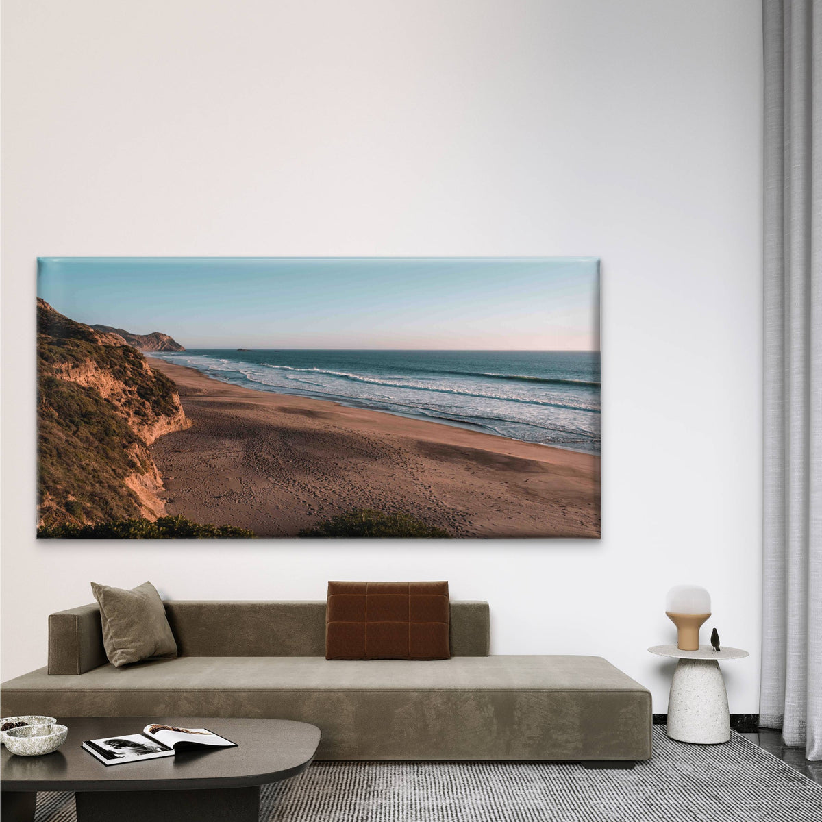 South North Beach Point Reyes Wall Art Canvas Office Home Room Framed 120x60cm