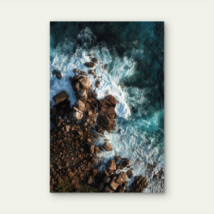 Indian Ocean Air Photo 60x90cm Metal Print Ready to Hang