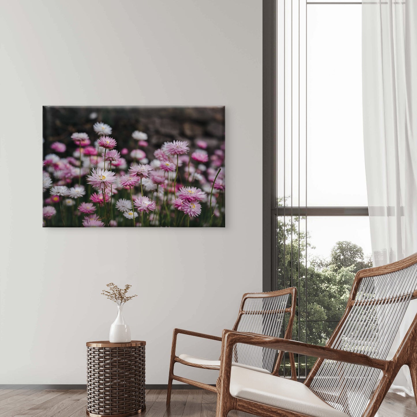 Colourful Australian Paper Daisy Flowers Wall Art Decor 100% Australian Made