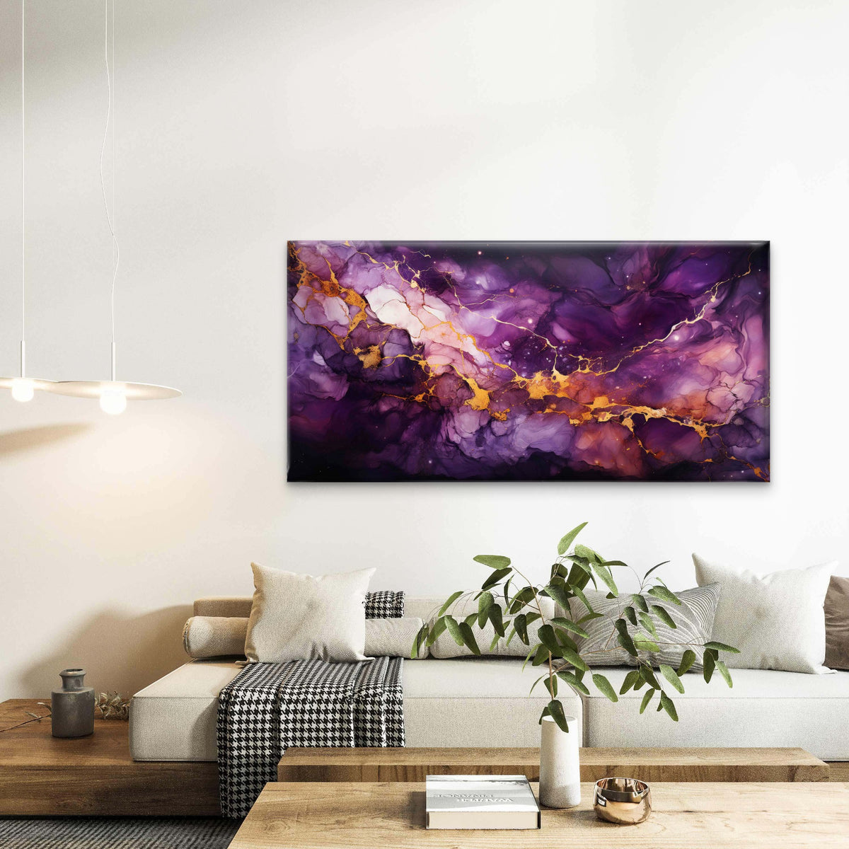Abstract With Marble Elements Wall Art Canvas Office Home Room Framed 120x60cm
