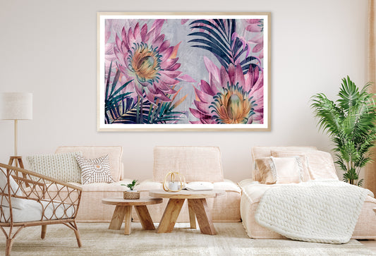 Floral Design Drawing Home Decor Premium Quality Poster Print Choose Your Sizes