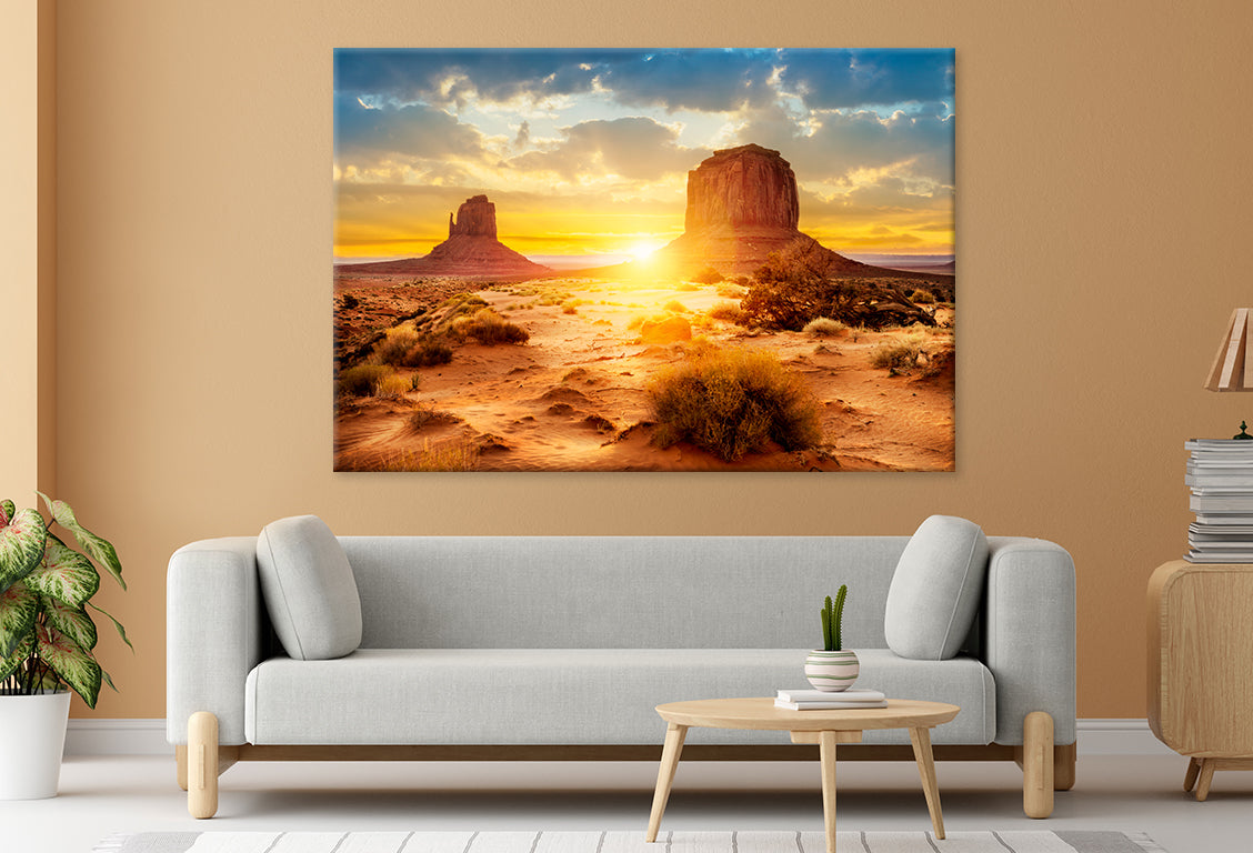 Sunset Sisters Monument Valley  Wall Art Decor 100% Australian Made