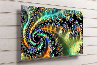 Fractal Abstract Art UV Direct Aluminum Print Australian Made Quality