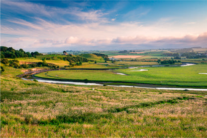 River Aln Meanders Past Mount Pleasant Home Decor Premium Quality Poster Print Choose Your Sizes