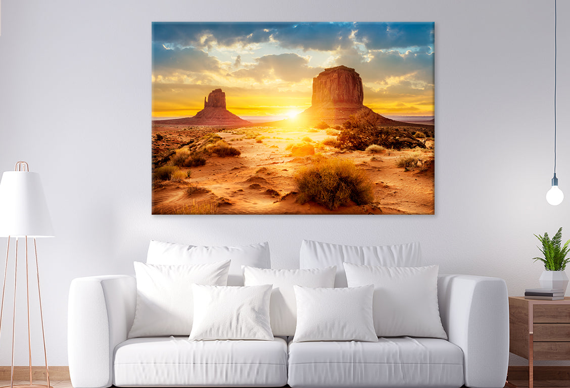 Sunset Sisters Monument Valley  Wall Art Decor 100% Australian Made