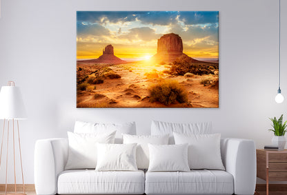 Sunset Sisters Monument Valley  Wall Art Decor 100% Australian Made