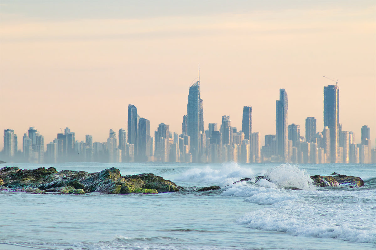 Gold Coast Queensland Morning Beach Wall Art Decor 100% Australian Made