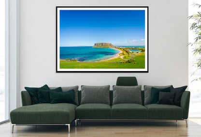 Green Grass Lands on Sunny Day Australia Home Decor Premium Quality Poster Print Choose Your Sizes