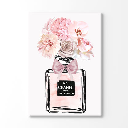 Fashion Perfume Bottle with Flowers Print 100% Australian Made