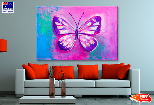 Abstract Butterfly Oil Painting Wall Art Limited Edition High Quality Print