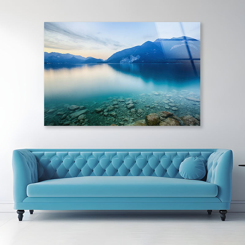 Lake Wolfgangsee in Austria Acrylic Glass Print Tempered Glass Wall Art 100% Made in Australia Ready to Hang