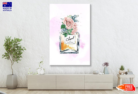 Luxury Yellow Colored Perfume Wall Art Limited Edition High Quality Print