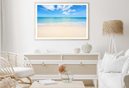 Sandy Beach with Blue Sky in Phuket Island Thailand Home Decor Premium Quality Poster Print Choose Your Sizes