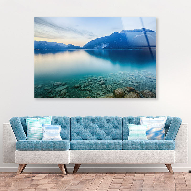 Lake Wolfgangsee in Austria Acrylic Glass Print Tempered Glass Wall Art 100% Made in Australia Ready to Hang