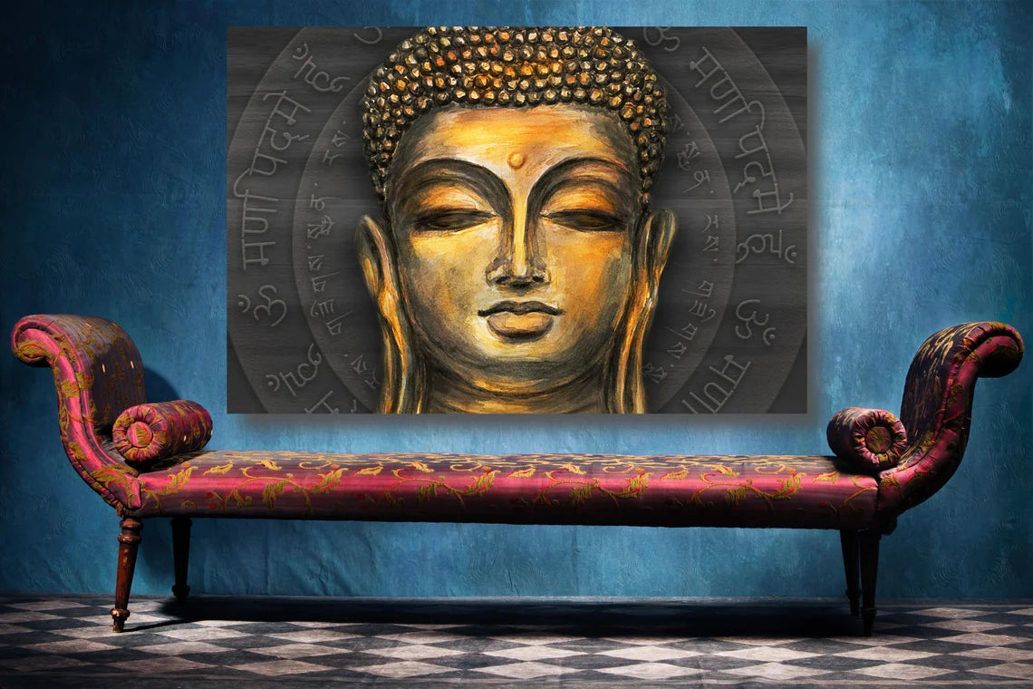 Buddha Wall Art UV Direct Aluminum Print Australian Made Quality