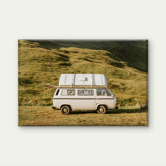 Camper Van Scotland Highlands Wall Art Decor 100% Australian Made