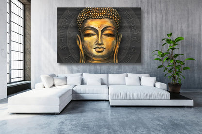 Buddha Wall Art UV Direct Aluminum Print Australian Made Quality