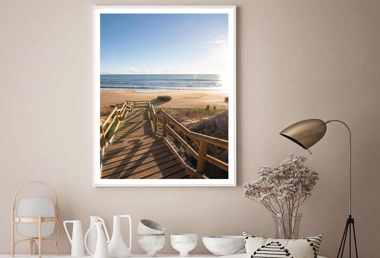 One Of the Most Beautiful Beaches in Spain Home Decor Premium Quality Poster Print Choose Your Sizes