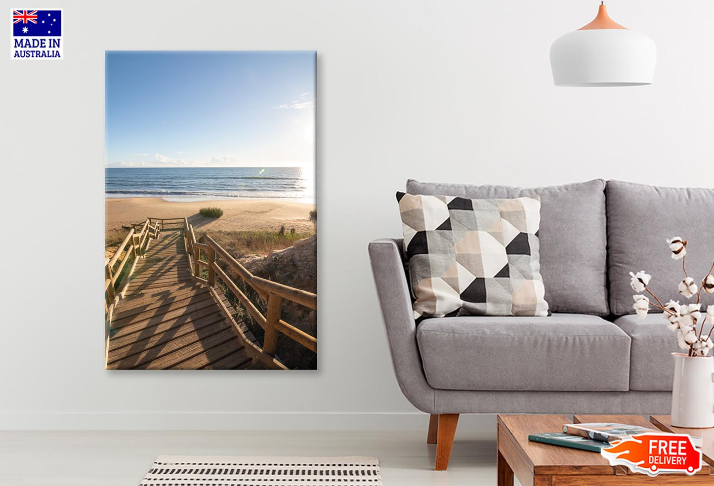 One Of the Most Beautiful Beaches in Spain Wall Art Decor 100% Australian Made