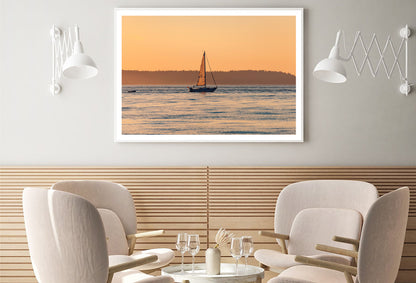 Boat on Seashore View Home Decor Premium Quality Poster Print Choose Your Sizes