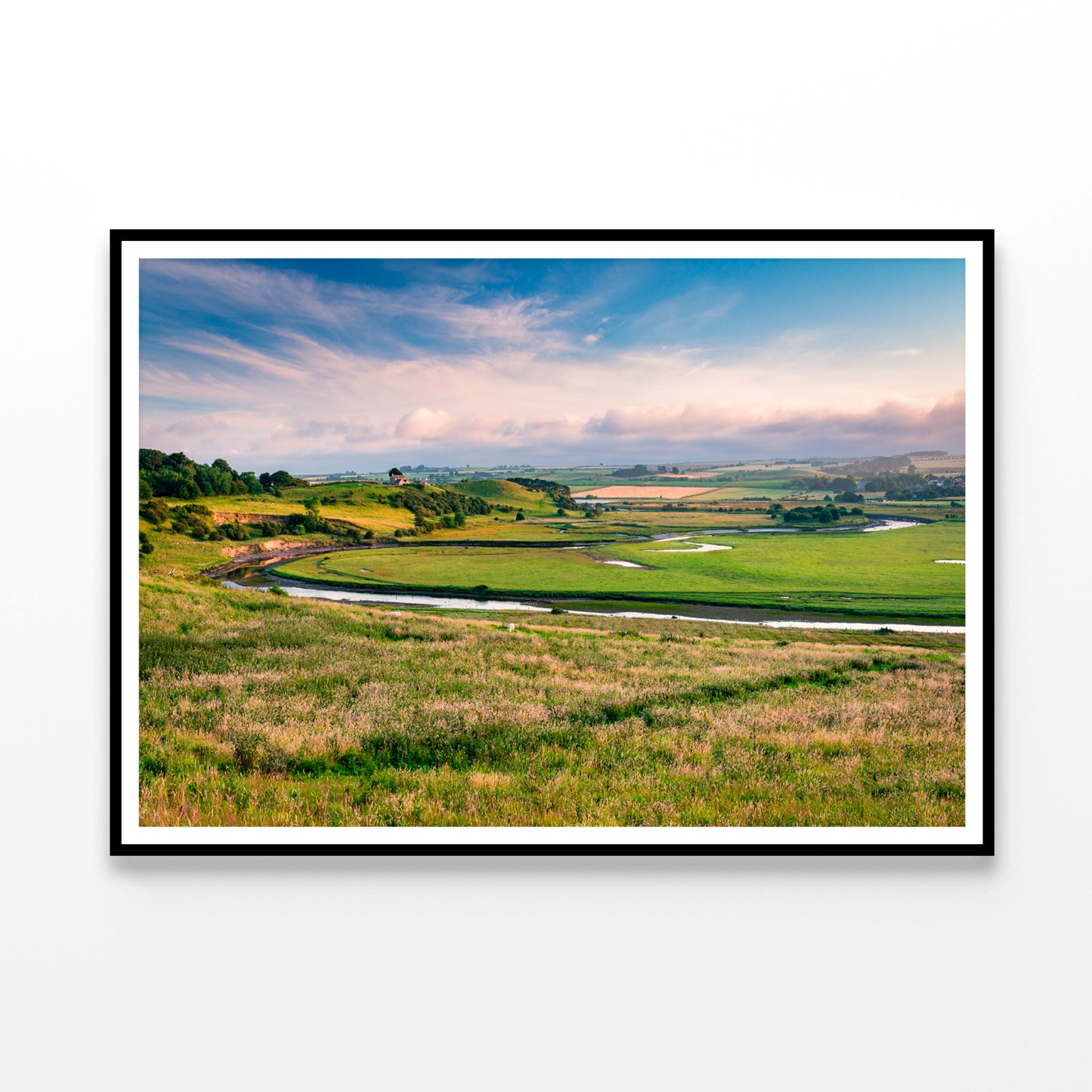 River Aln Meanders Past Mount Pleasant Home Decor Premium Quality Poster Print Choose Your Sizes