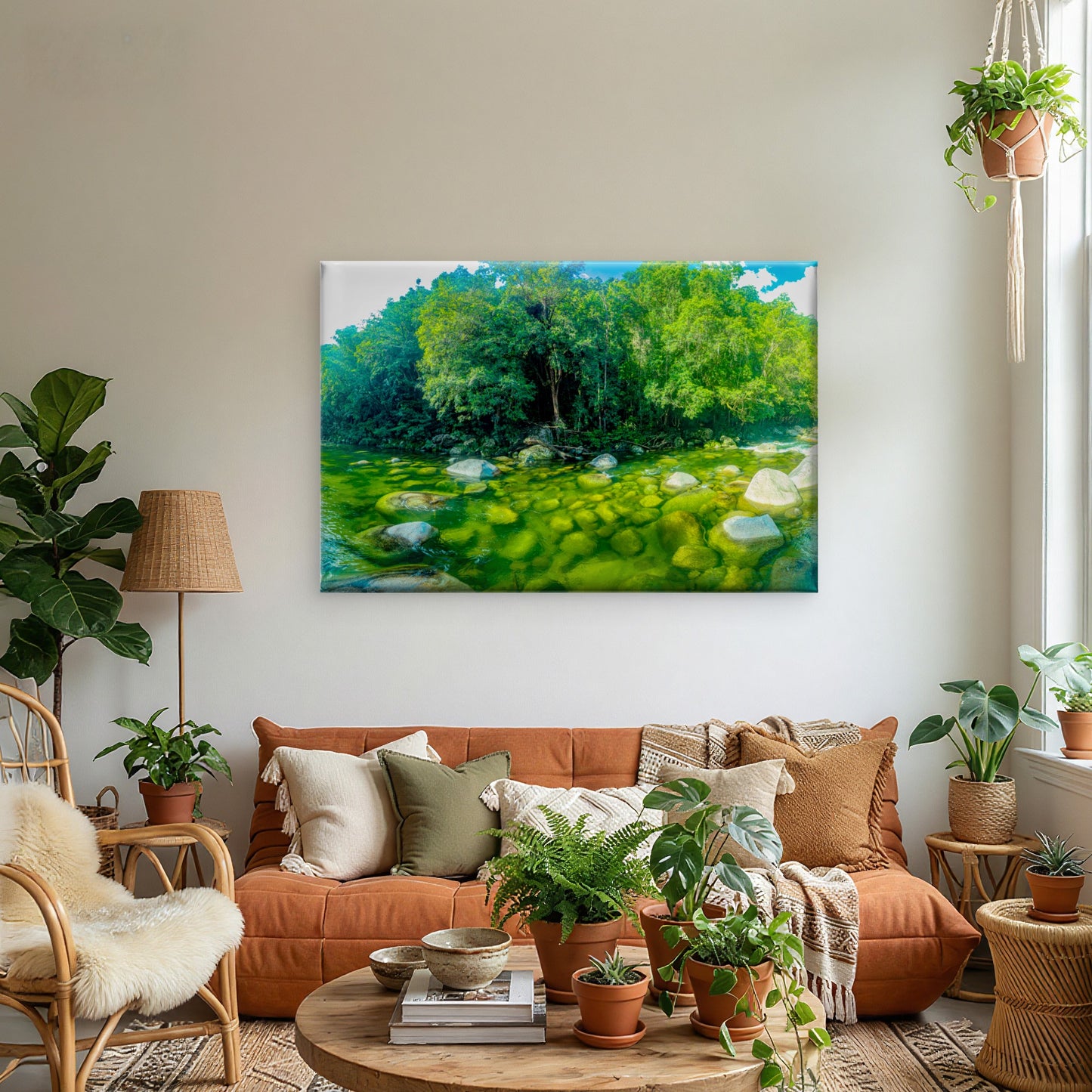 Daintree National Park Mossman Gorge river Australia Wall Art Decor 100% Australian Made