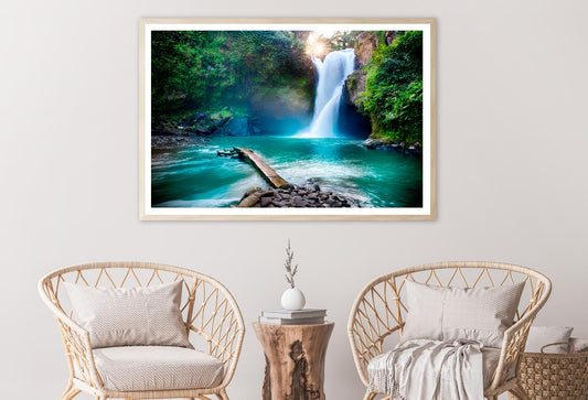 Secret Bali Jungle Waterfall Home Decor Premium Quality Poster Print Choose Your Sizes