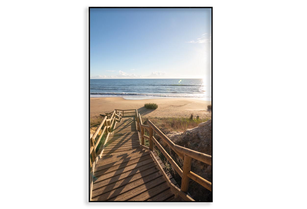 One Of the Most Beautiful Beaches in Spain Home Decor Premium Quality Poster Print Choose Your Sizes